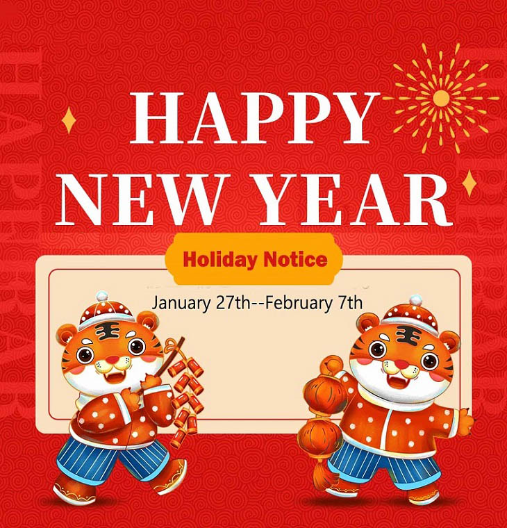 Feiertagsmitteilung-2022 Chinesisches Neujahr